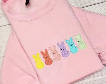Embroidered Easter Bunny Sweatshirt