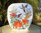 GORGEOUS Vintage Japanese hand painted vase