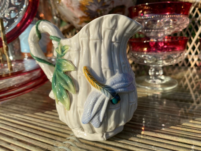 Lady bug and leaf relief Pitcher