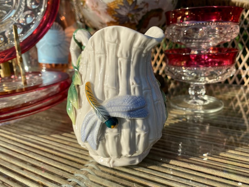 Lady bug and leaf relief Pitcher