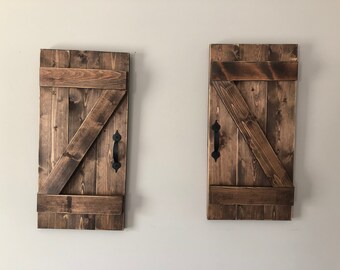 Rustic door decor | Etsy