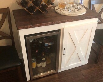 picture Free Standing Coffee Bar Cabinet coffee bar cabinet etsy