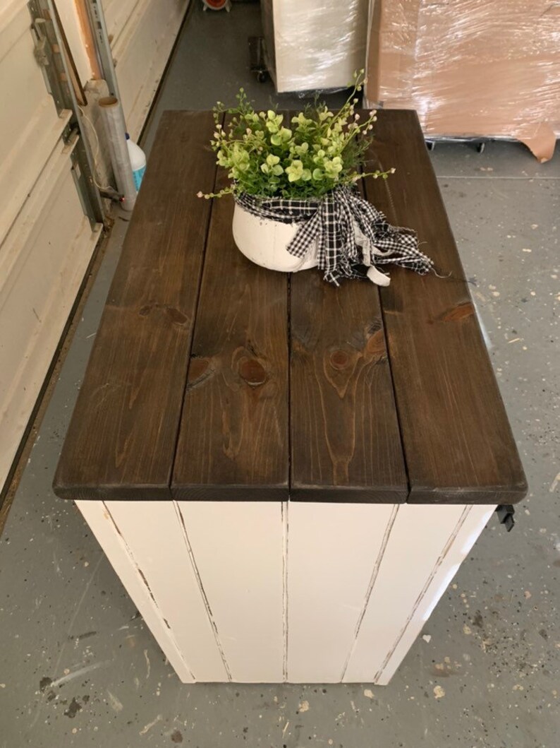 Farmhouse style mini fridge cabinet / Smaller barn door ...
