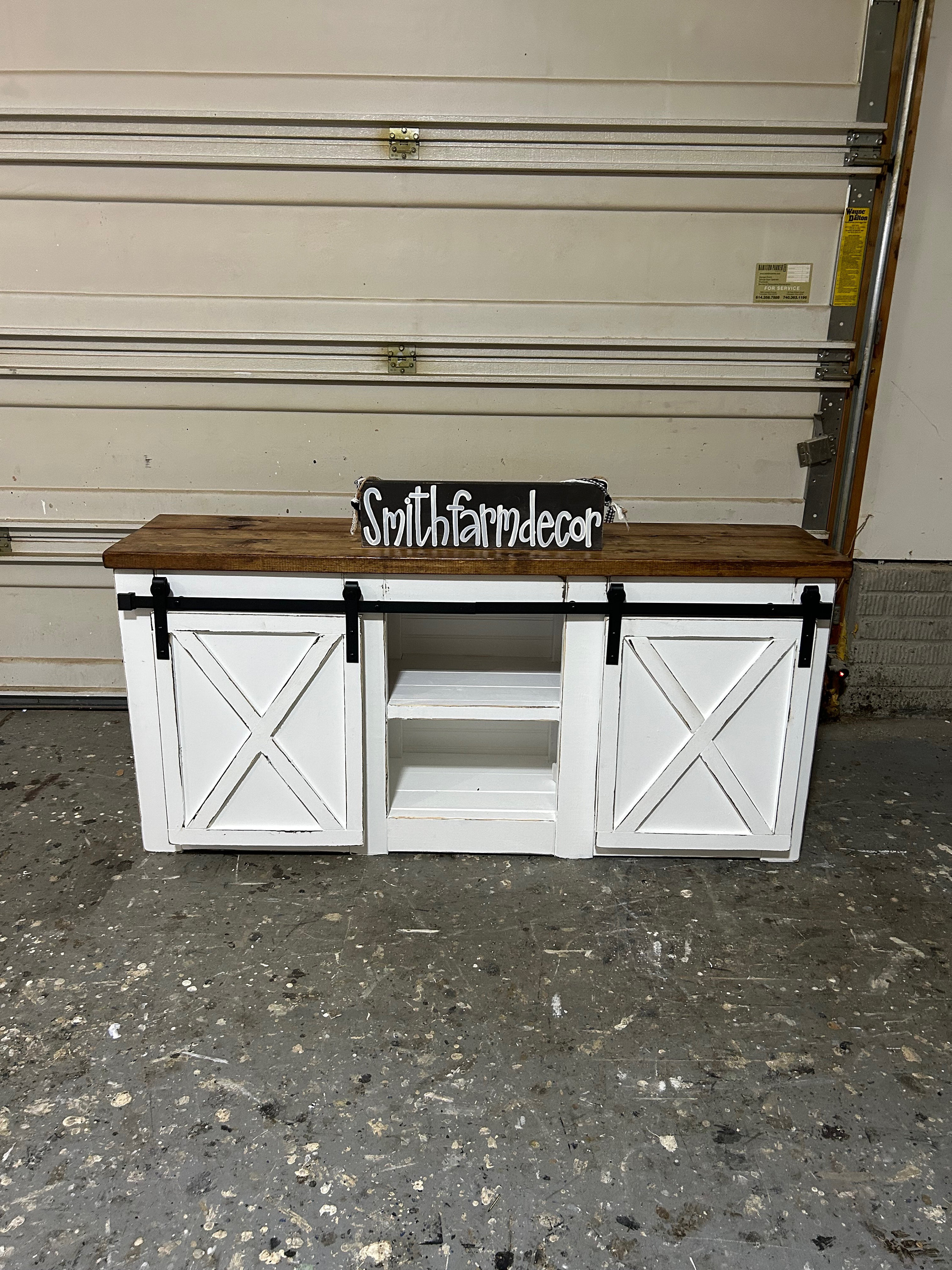 White farm tv stand online