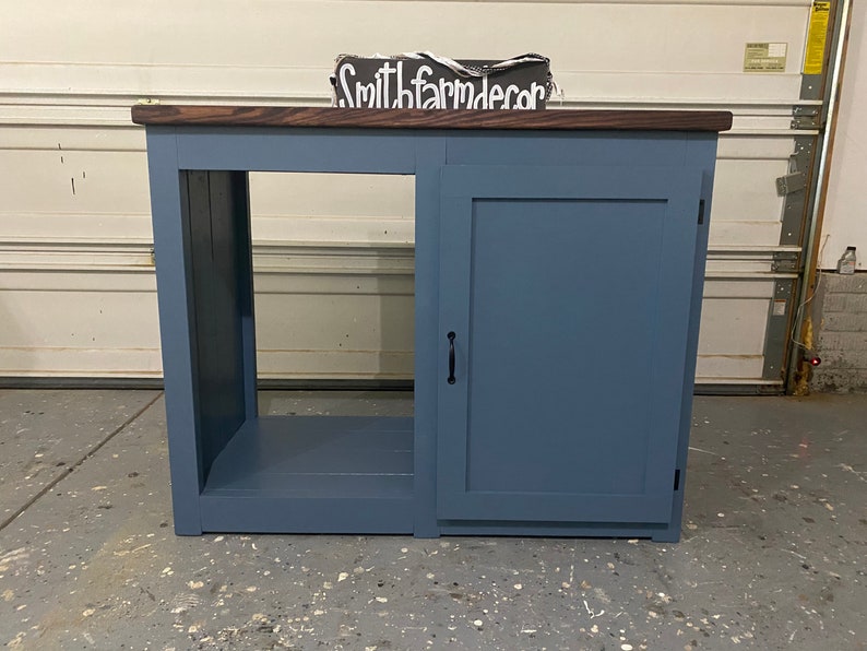 Farmhouse Style Enclosed Mini Fridge With a Single Etsy