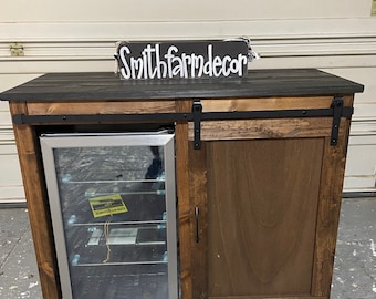 Outdoor mini cheap fridge table