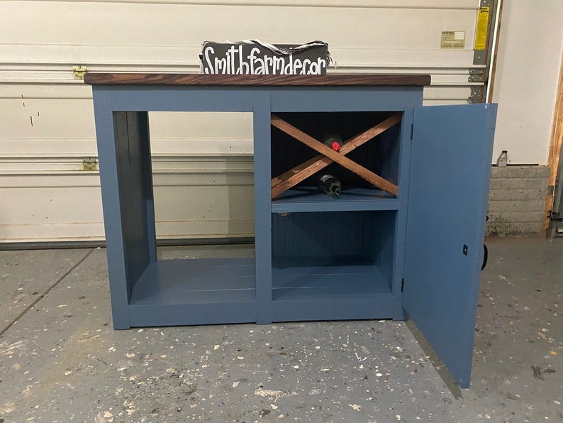 Farmhouse Style Enclosed Mini Fridge With a Single Etsy