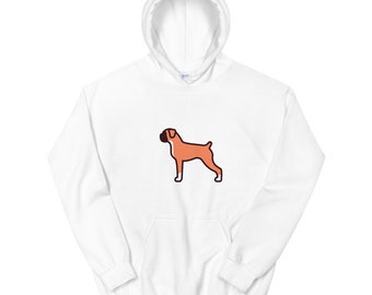 Boxer Dog Unisex Hoodie, Boxer Sweatshirt, Dog Hoodie, Boxer Mom gift, Boxer dad gift