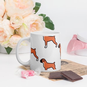Boxer Dog Mug, Dog lover gift, Boxer lover gift, Boxer mom, Boxer Dad