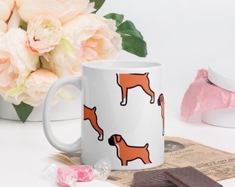 Boxer Dog Mug, Dog lover gift, Boxer lover gift, Boxer mom, Boxer Dad
