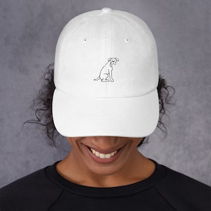 Boxer Outline Hat, Boxer dog hat, Boxer mom gift, Boxer dad gift, Boxer lovers