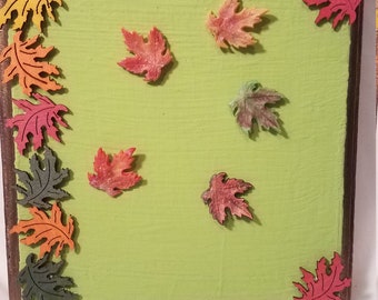 Autumn Leaves Magnetic Board