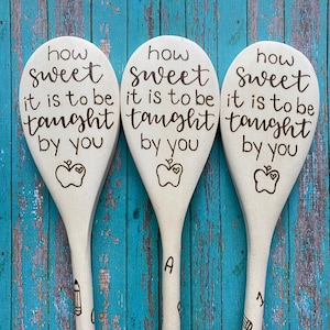 Single Wooden Spoon Woodburned Spoons Baking Puns Pyrography Woodburning  Art Gift for Mom Wedding Mother's Day 