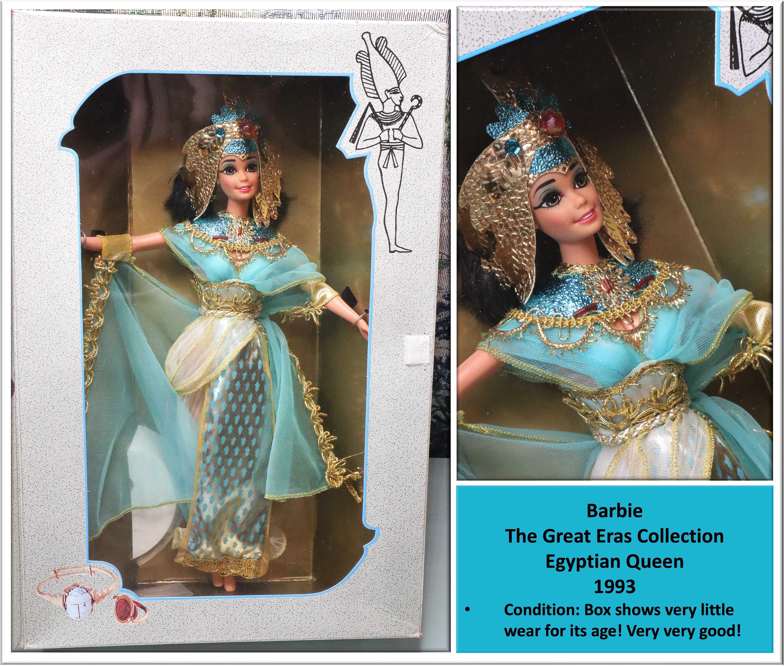 Barbie the Great Eras Collection Egyptian Queen 1993 Etsy