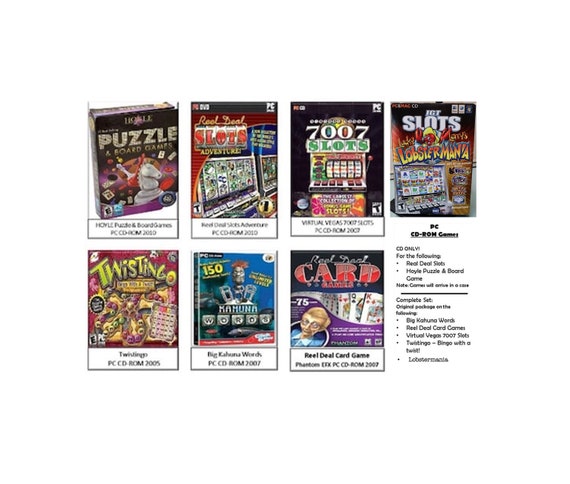Hoyle Reel Deal Slots/board Games/words Game/bingo Game/card Games/vegas  Casino PC CD-ROM -  Sweden