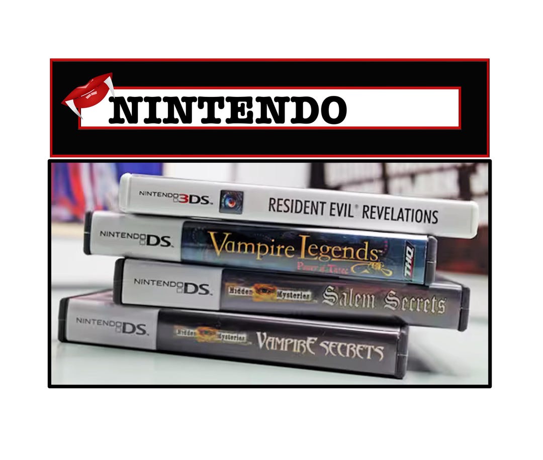 Nintendo 3DS Games/vintage Video Games/authentic