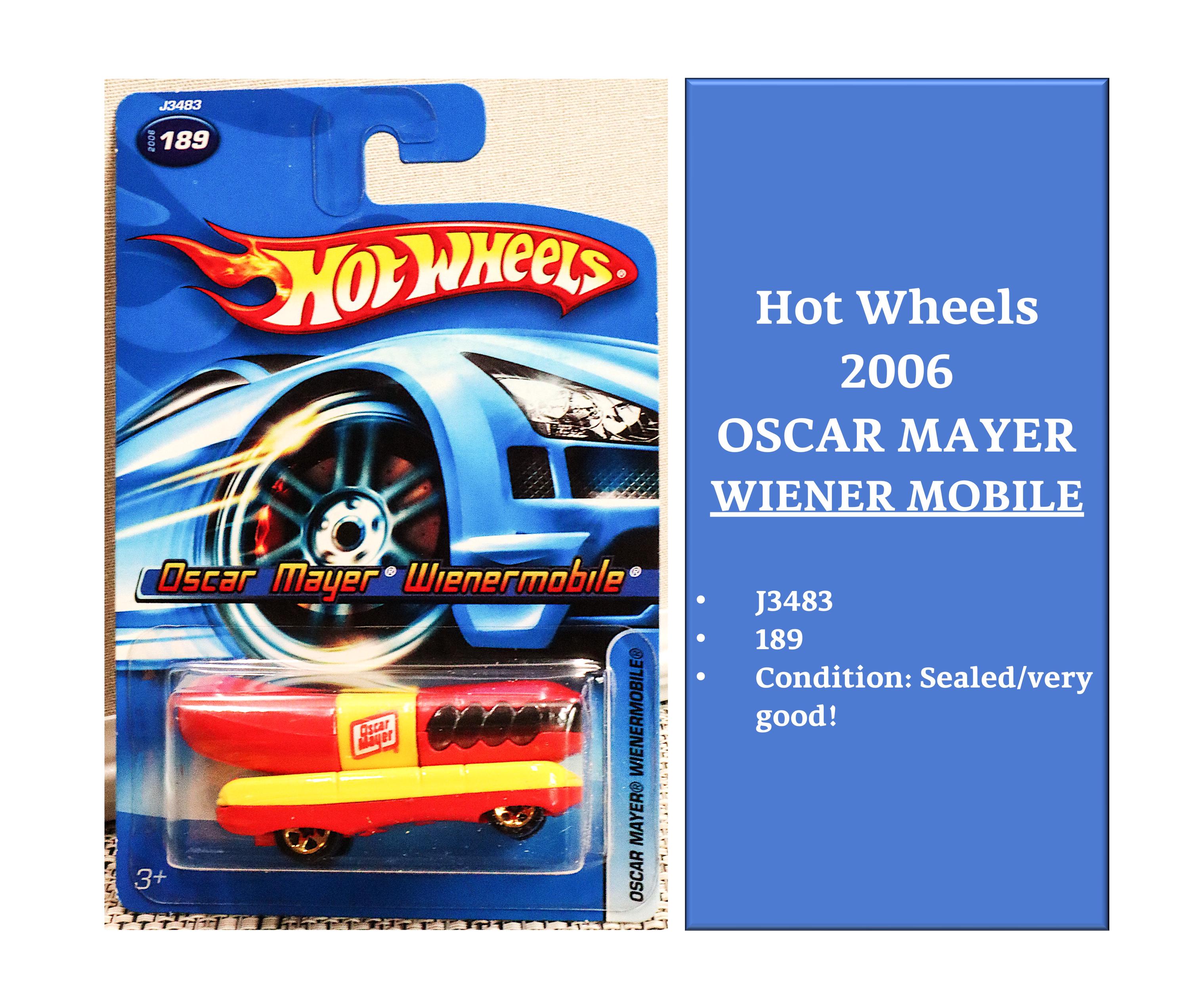 Hot Wheels - Oscar Mayer Wiener Mobile Car - Etsy