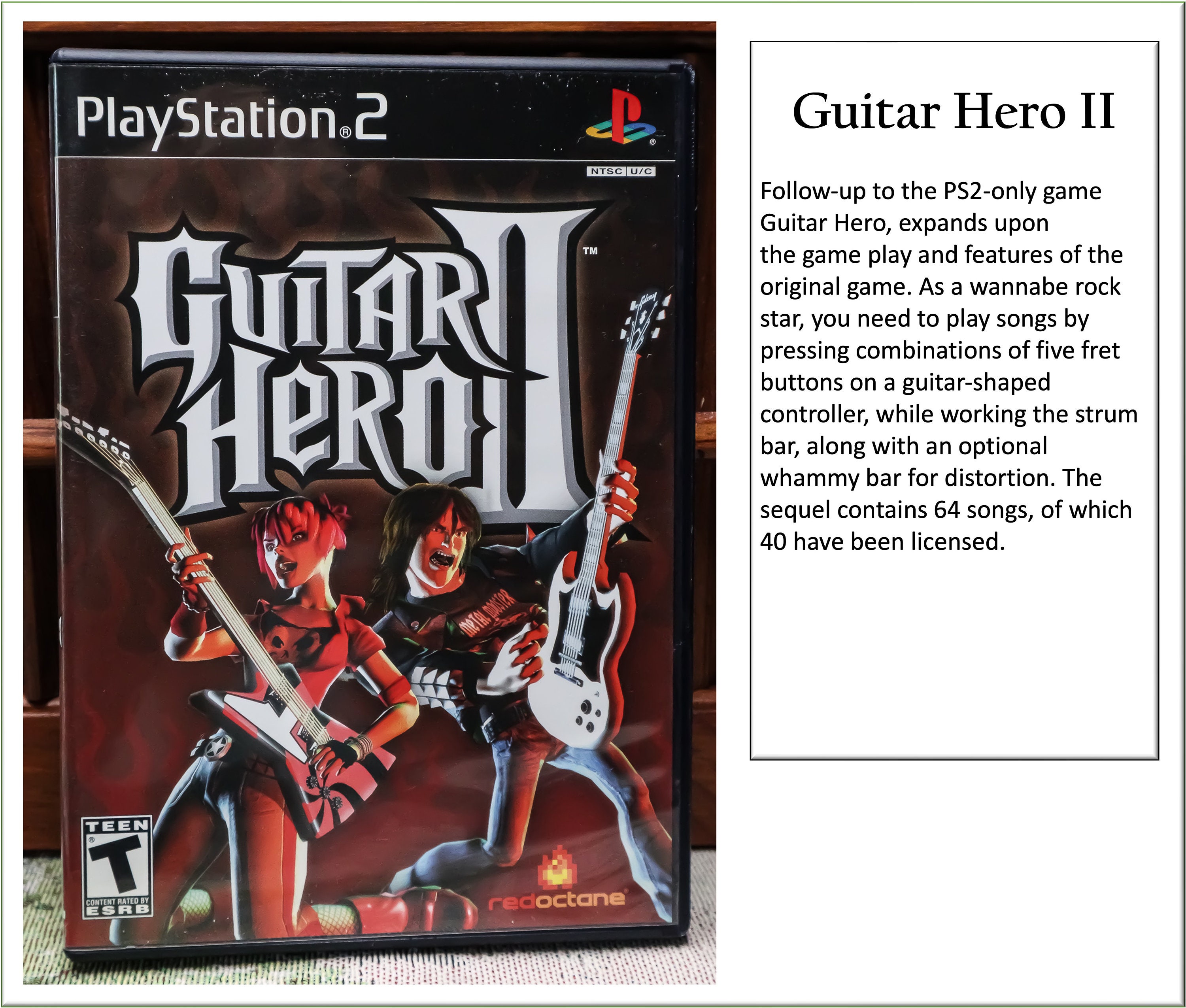  Guitar Hero 2 - PlayStation 2 (Game only) : Video Games