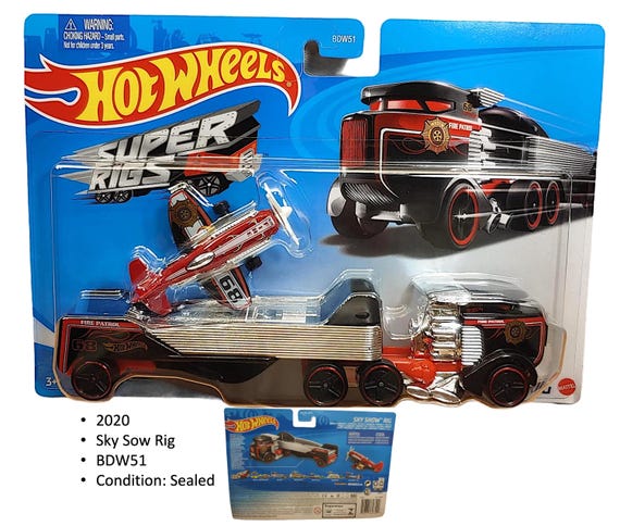 ホットウィールスーパーリグ6台セット Hot Wheels Mattel - SKY SHOW - Super Rigs - Set of 6 - Etsy