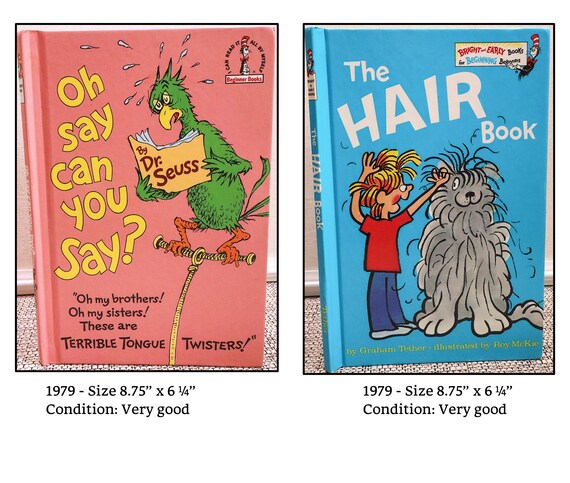 Dr. Seuss - 1970s Hardcover Books - Etsy