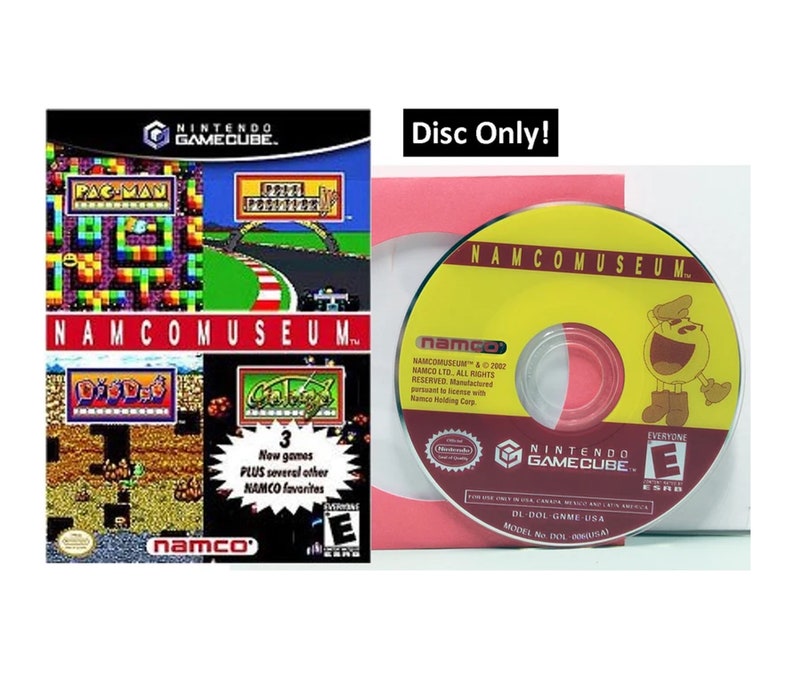 Red Gamecube Disc Nintendo Gamecube Games: Sonic, Spiderman, Namco (disc Only) - Etsy