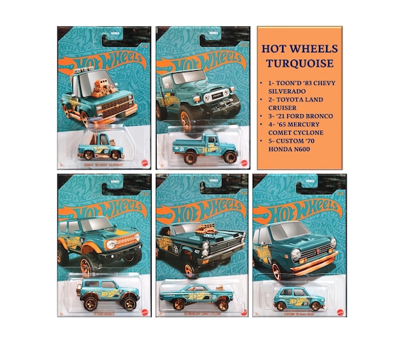 Hot Wheels - TURQUOISE Collection - Etsy