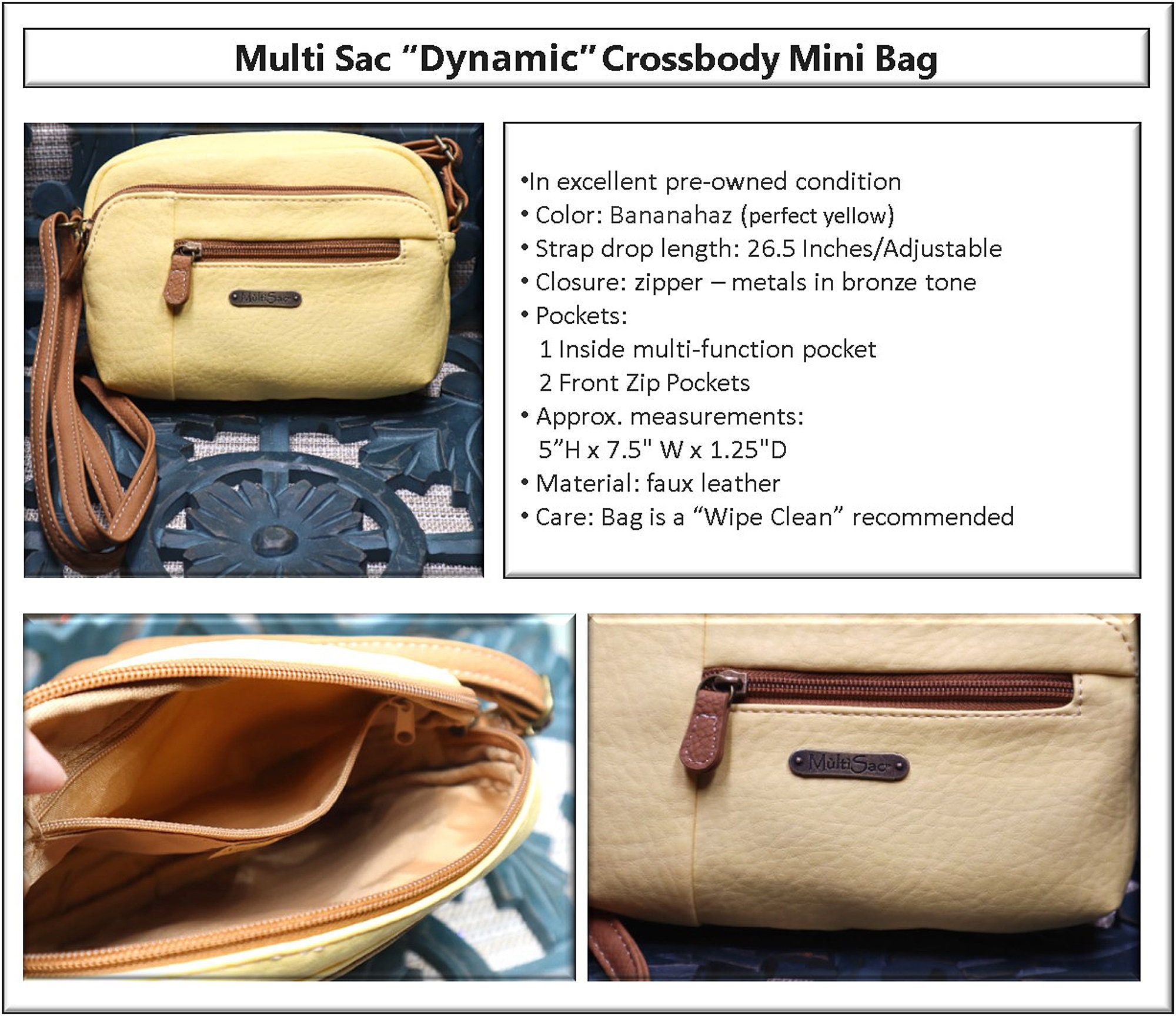 Multisac Mini Dynamic Crossbody Bag