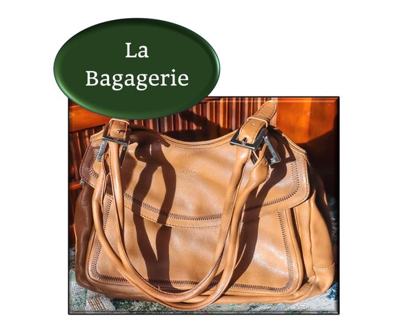 La bagagerie tan leather - Gem