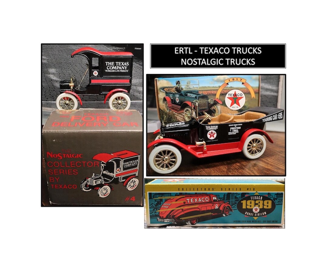 ERTL Texaco Cars - Vintage 1980s - Etsy