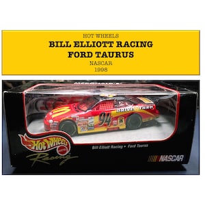 Hot Wheels - Bill Elliott Racing Ford Taurus Nascar 1998