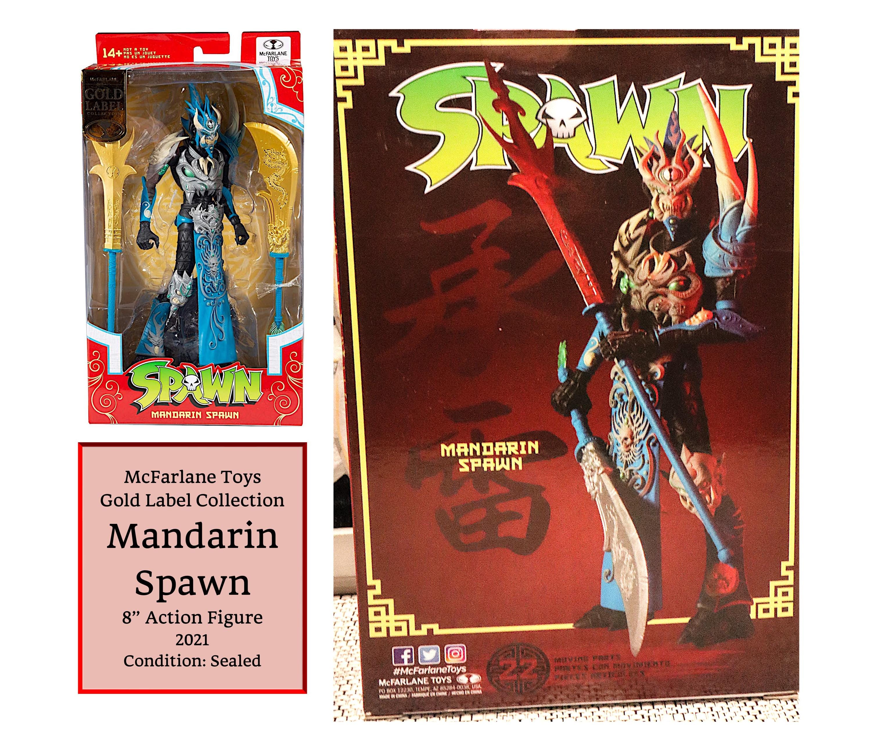 Mcfarlane Toys Gold Label Collection Mandarin Spawn 8” Action 