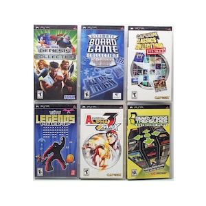 PSP Games/Sega Genesis Collection/Taito Legends/Ultimate Board Game/Street Fighter Alpha Max/Collectible Video Games/Authentic