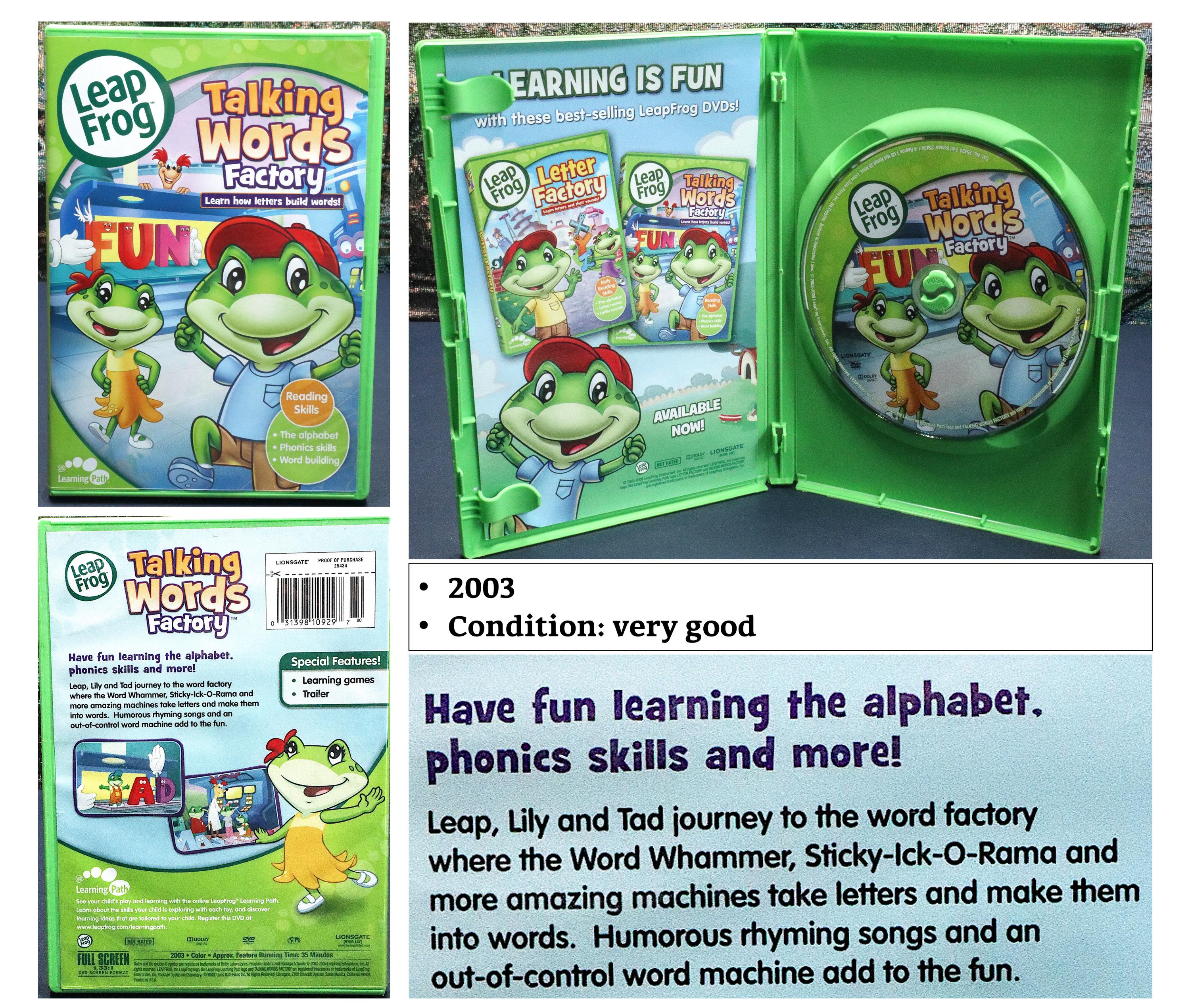 Leap Frog Dvds - Etsy