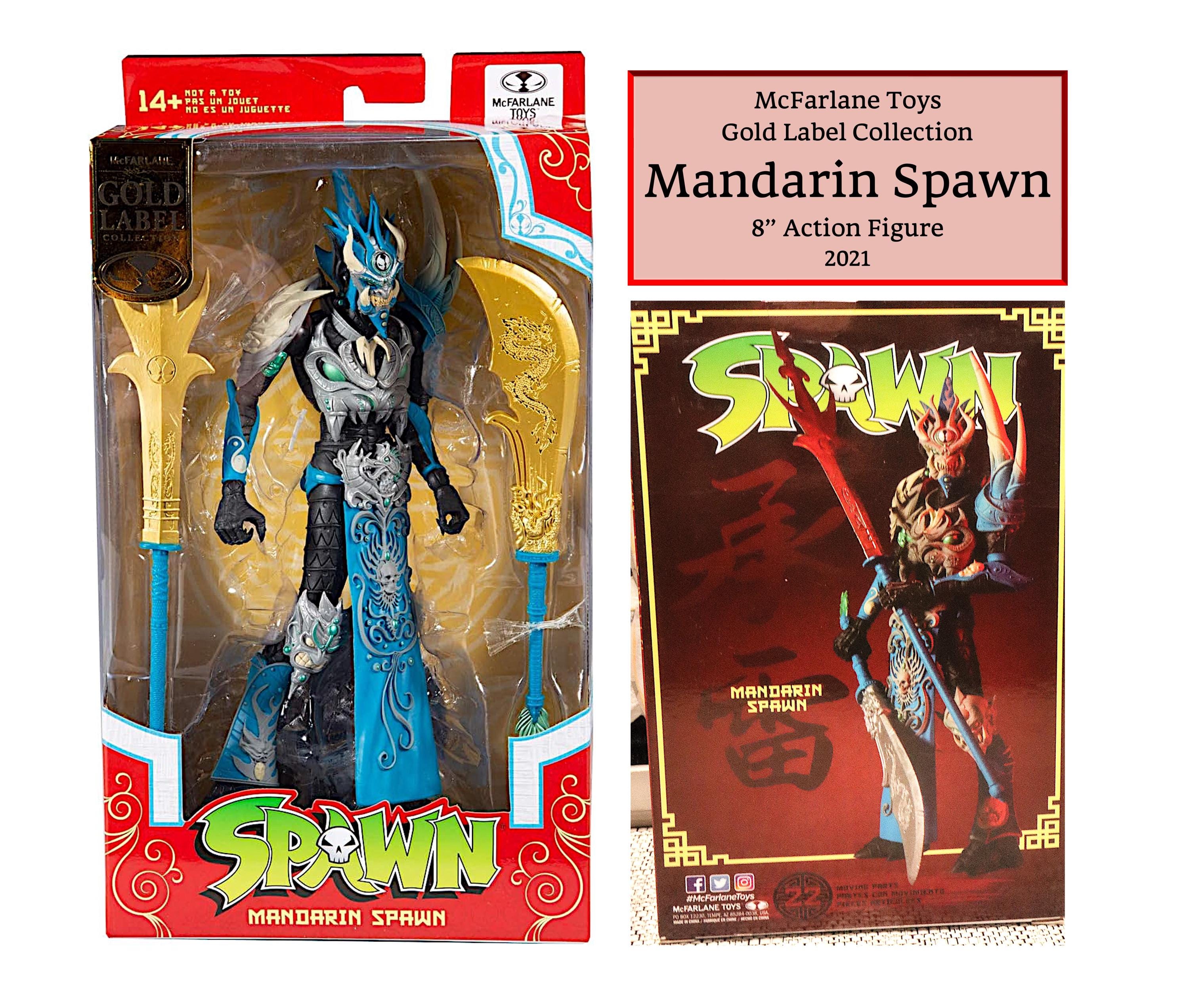 Mcfarlane Toys Gold Label Collection Mandarin Spawn 8” Action