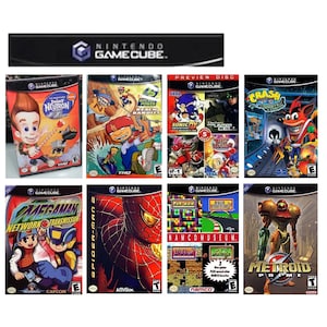 Nintendo Game Cube Games/Sonic - Mega-Battle 2-Gems/Spiderman 2/Namco Museum/Beach Bandits/Collectible/Authentic