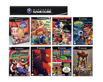 Authentic Nintendo Gamecube Games: Sonic, Spiderman, Namco (disc
