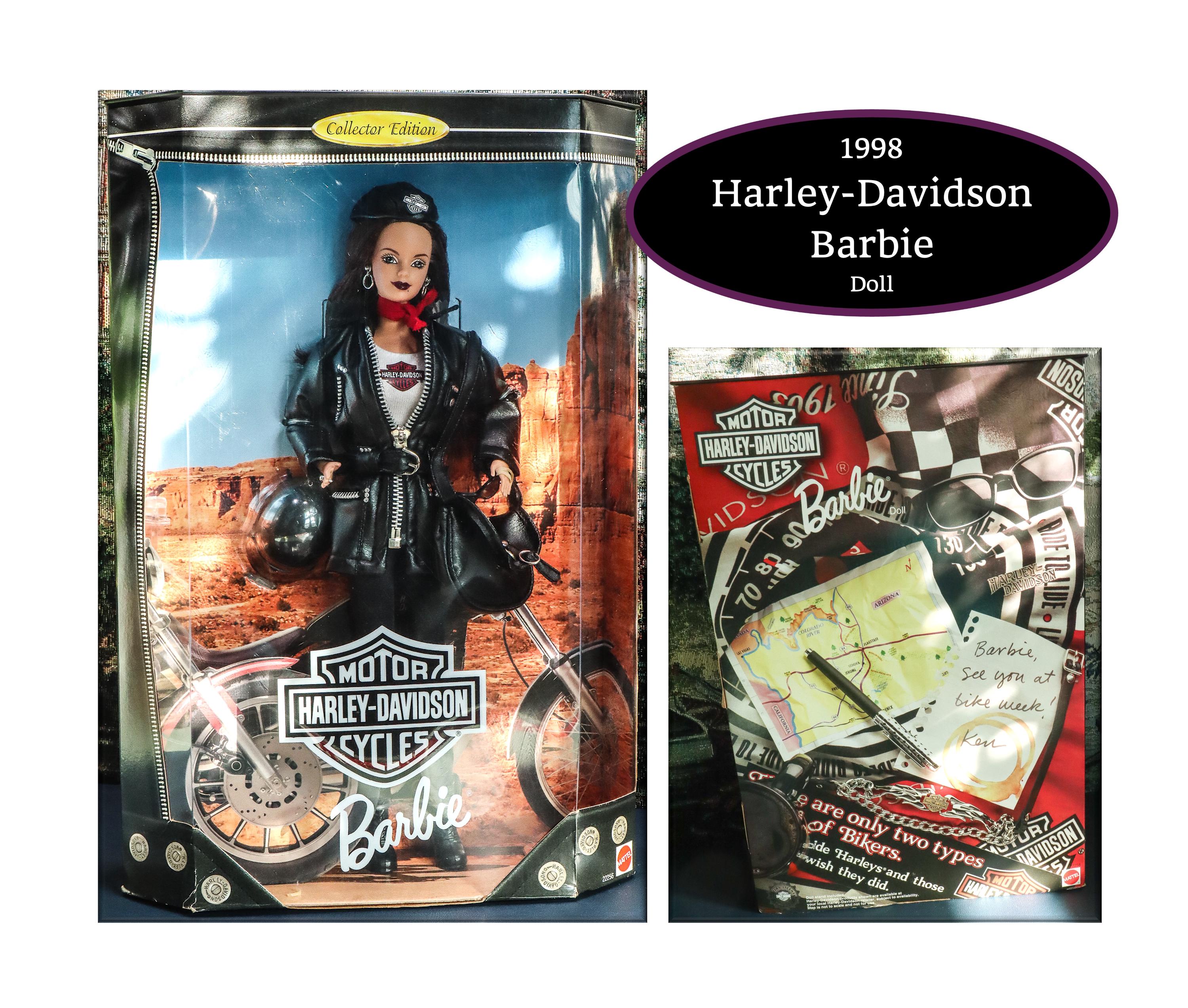 1998 Harley-davidson Barbie Doll - Etsy