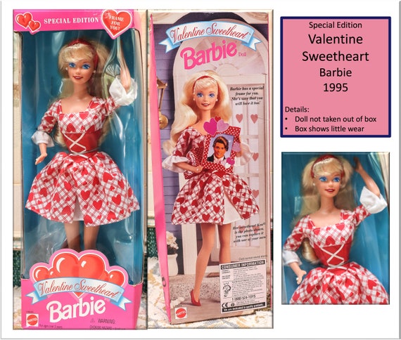 Special Edition Valentine Sweetheart Barbie 1995 Etsy
