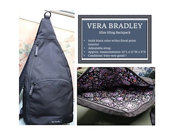 Vera Bradley Slim Sling Backpack