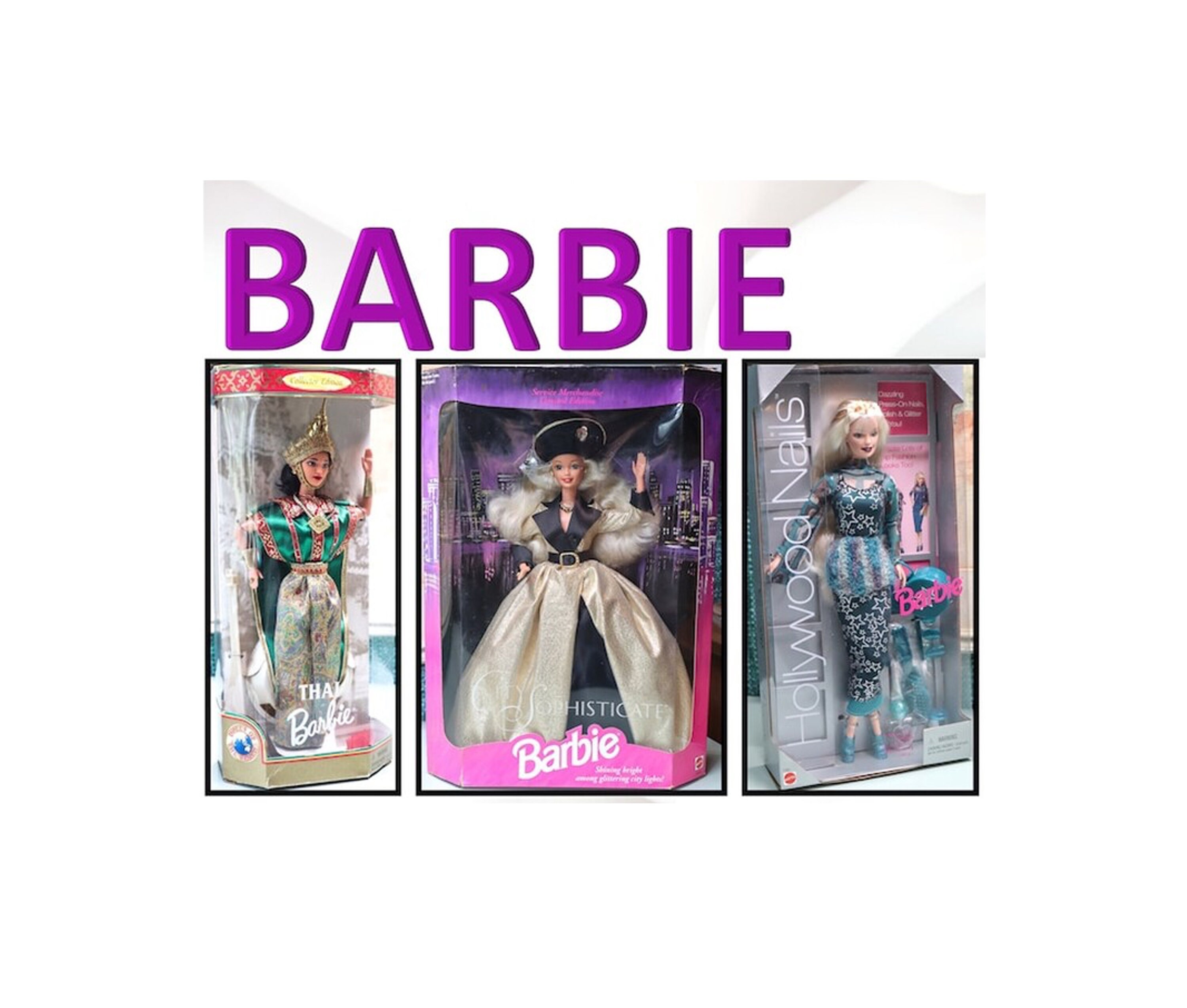 Barbie - Hollywood Nails - City Sophisticate - Thai - Etsy