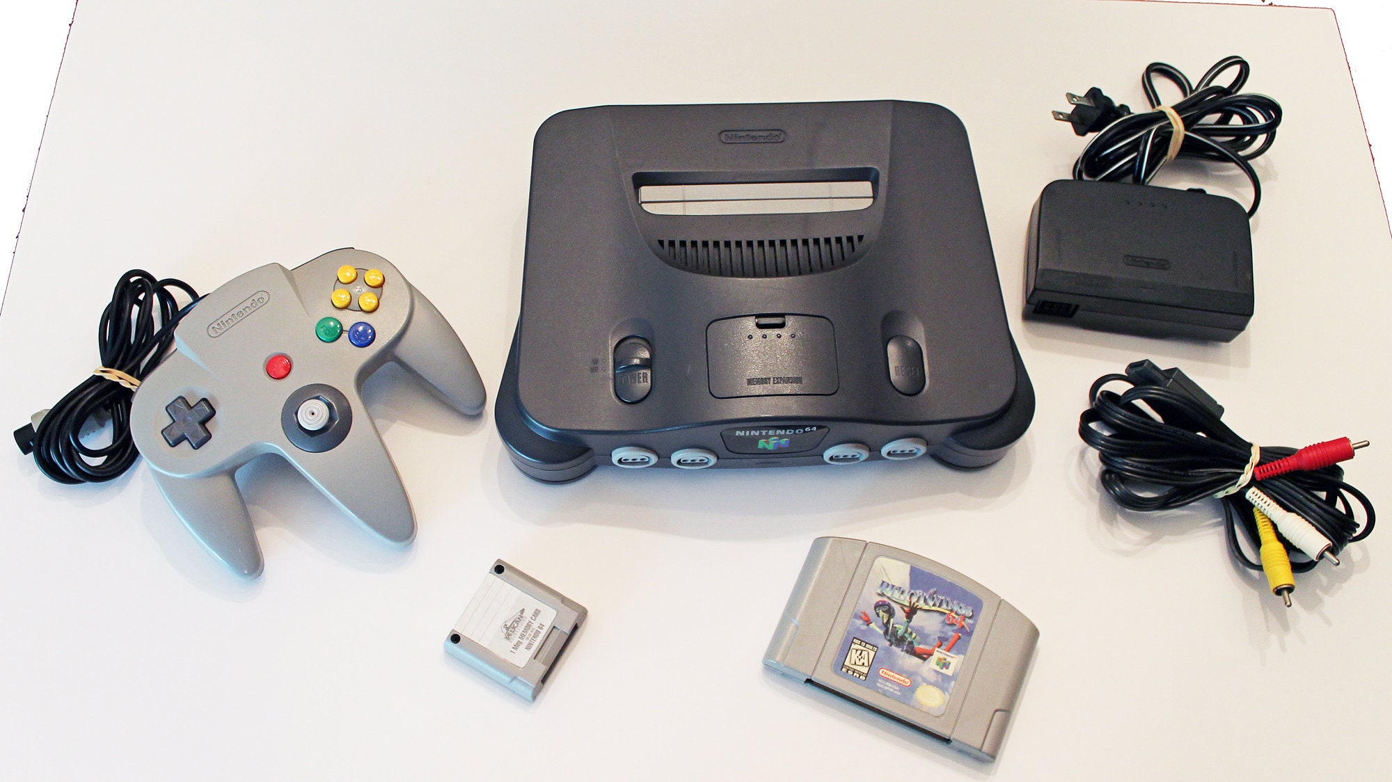 Nintendo N64 Console Bundle/1 Controller/pilot Wings - Etsy