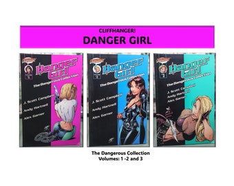 Cliffhanger - Danger Girl - the Dangerous Collection Comics - Etsy