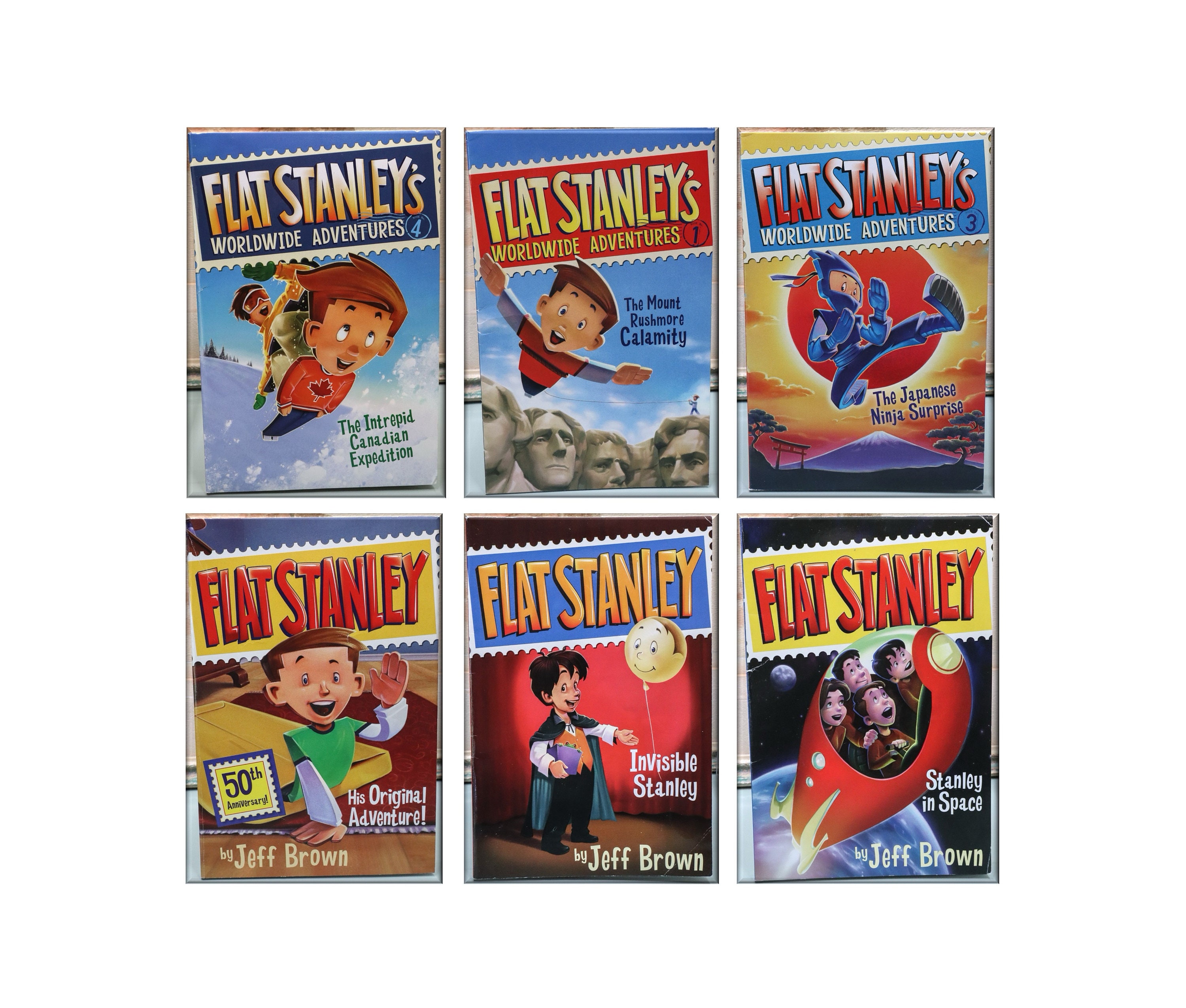 Flat Stanley by Jeff Brown - Paperback Books - Etsy Israel
