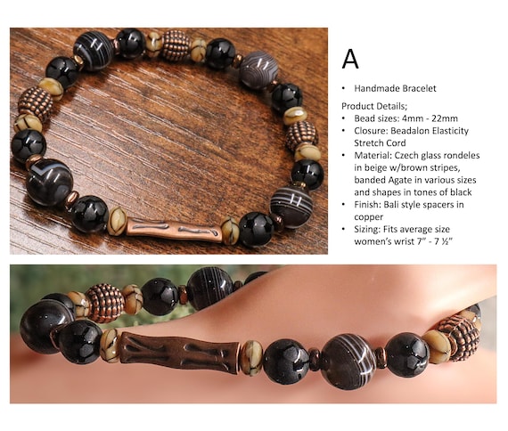 Handmade Beaded Single Bracelets - image 2