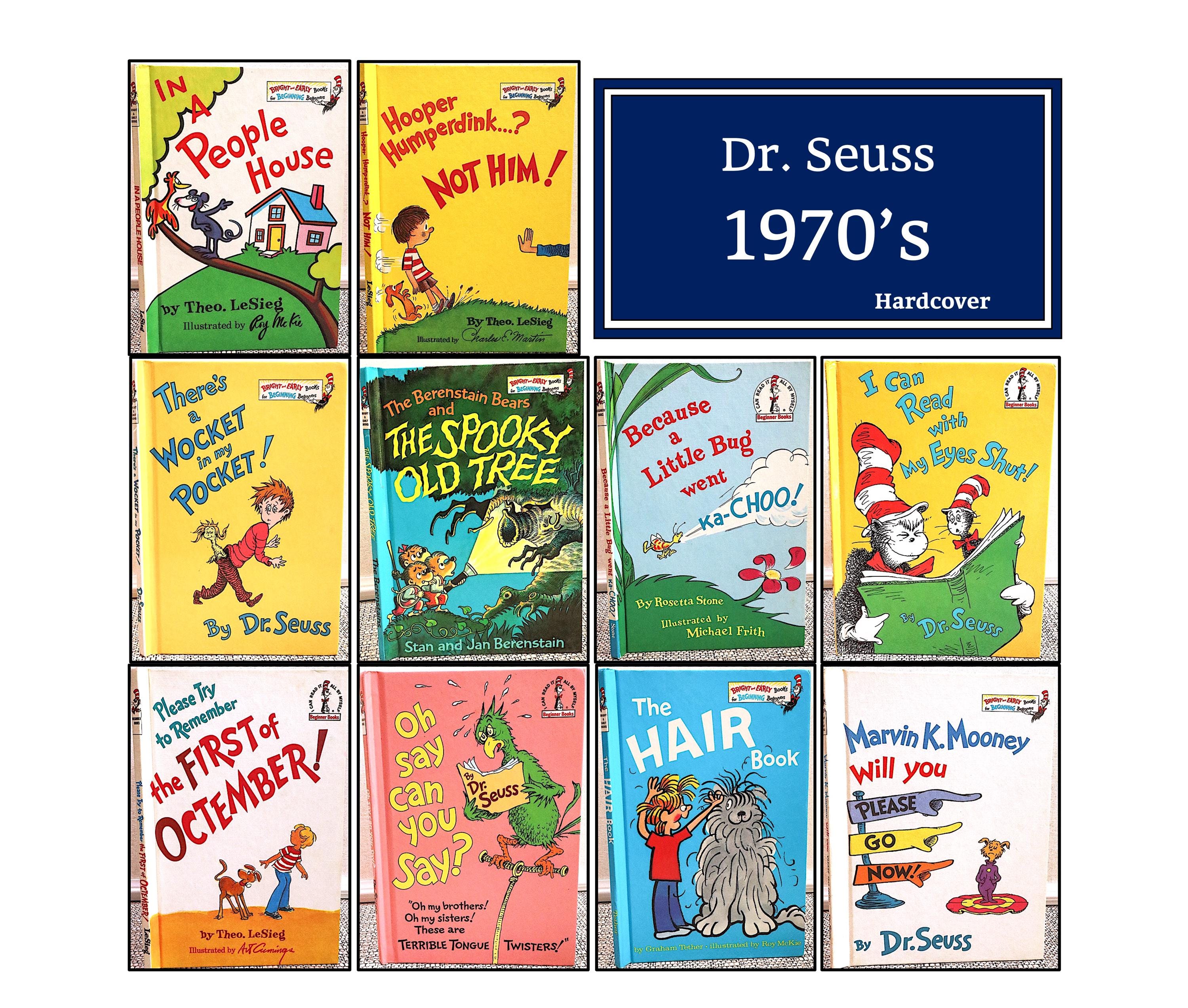 Dr. Seuss - 1970s Hardcover Books - Etsy