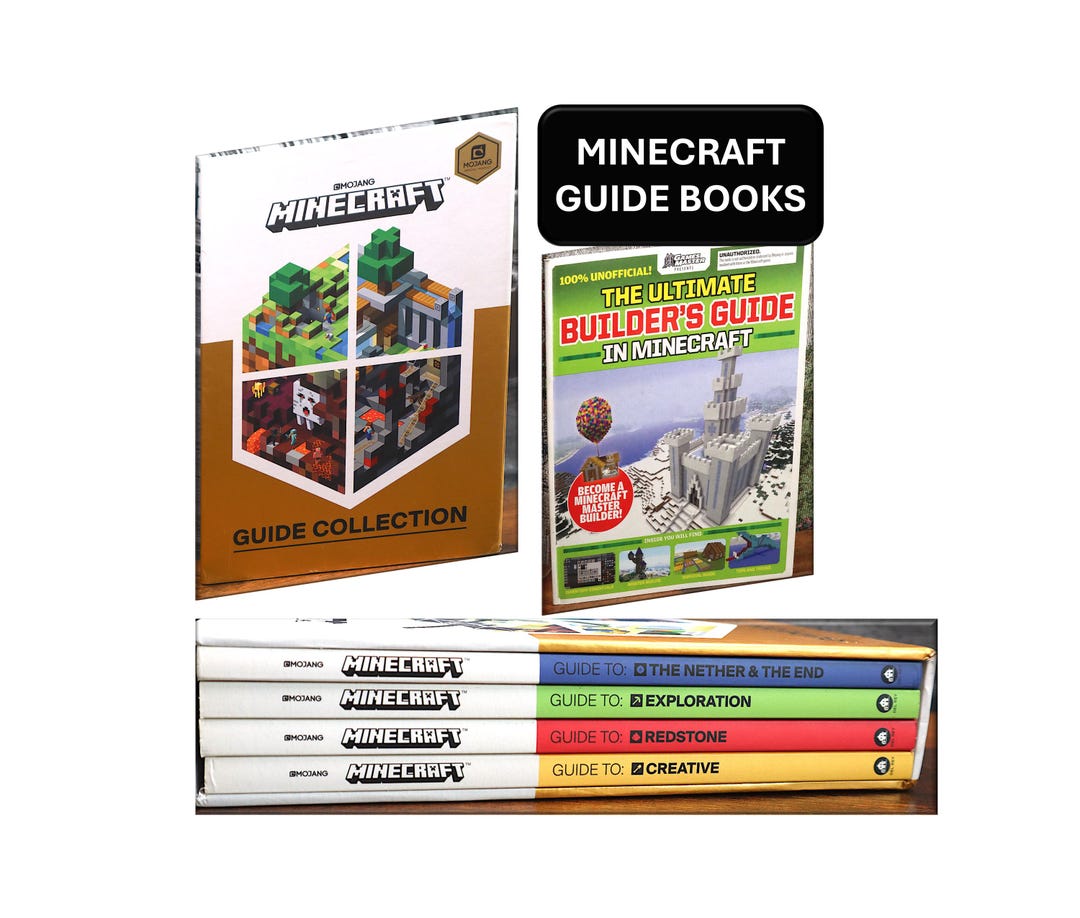 Minecraft Basic Guide Book Minecraft - Guide Books - Paperback - Etsy
