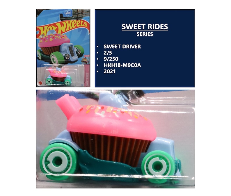 Hot Wheels Mattel - SWEET RIDES Set of 5 - Etsy