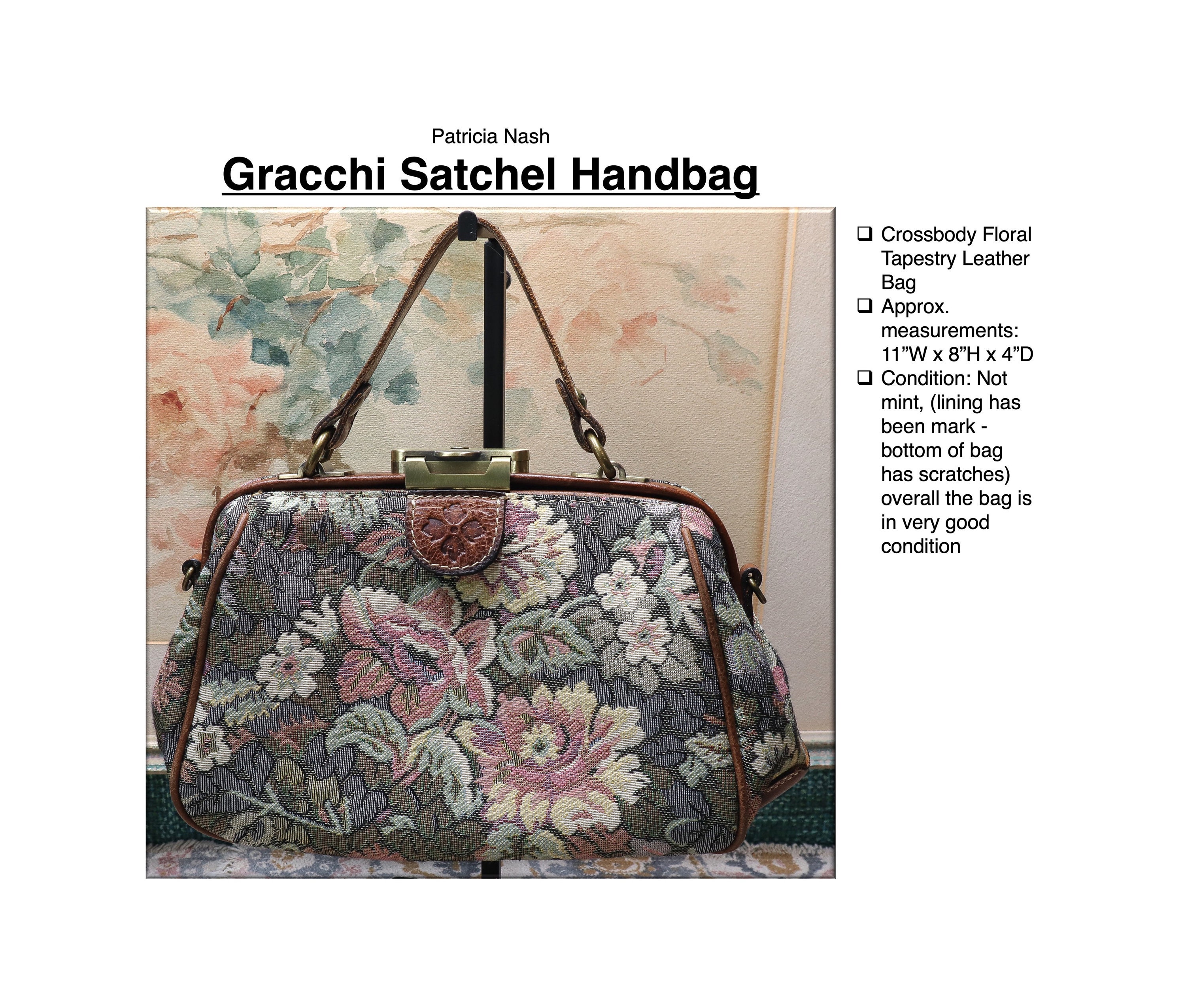 Patricia nash gracchi satchel clearance