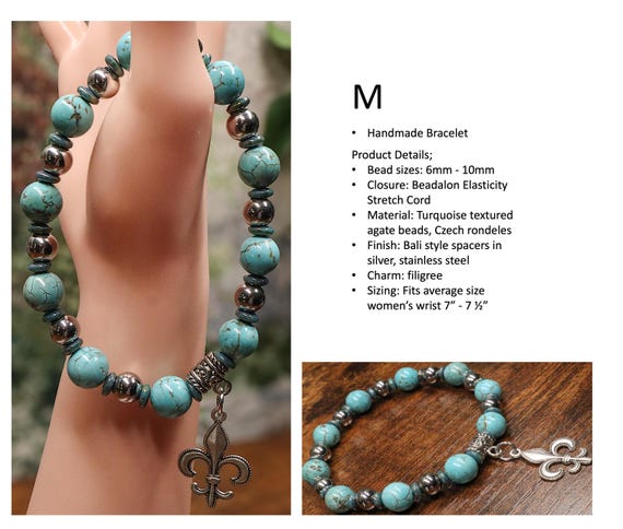 Handmade Beaded Single Bracelets - image 14