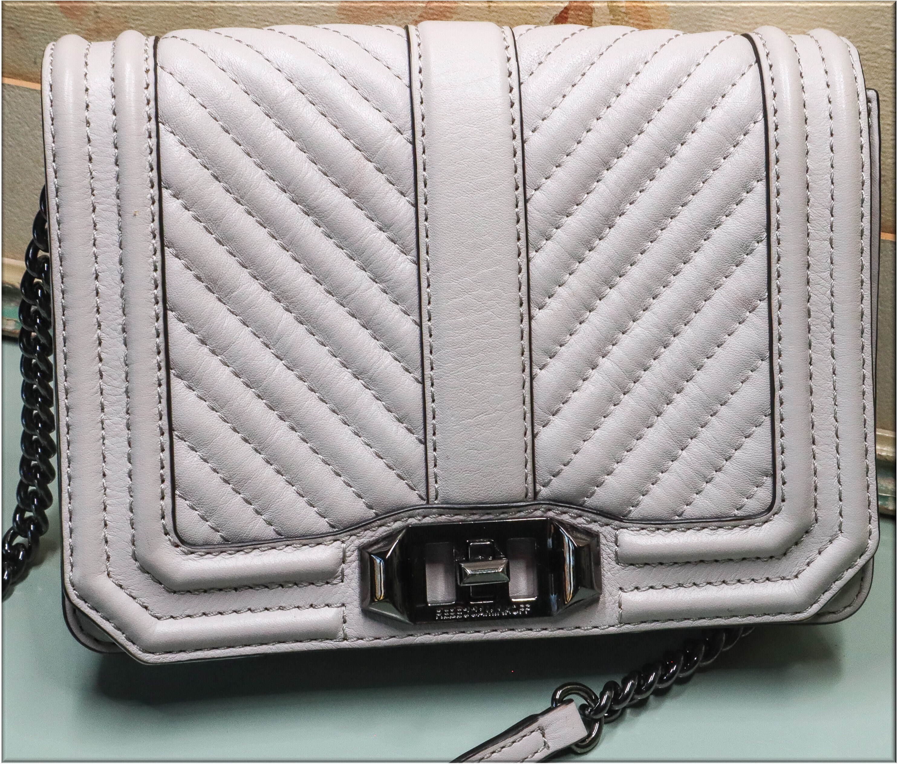 Rebecca Minkoff Crossbody Bag: Chevron Quilted Clutch or 